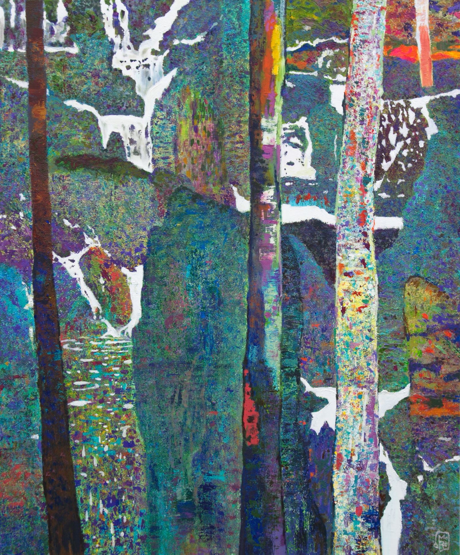 Lee Sang-kwon, Flowing Water (흐르는 물), 2024