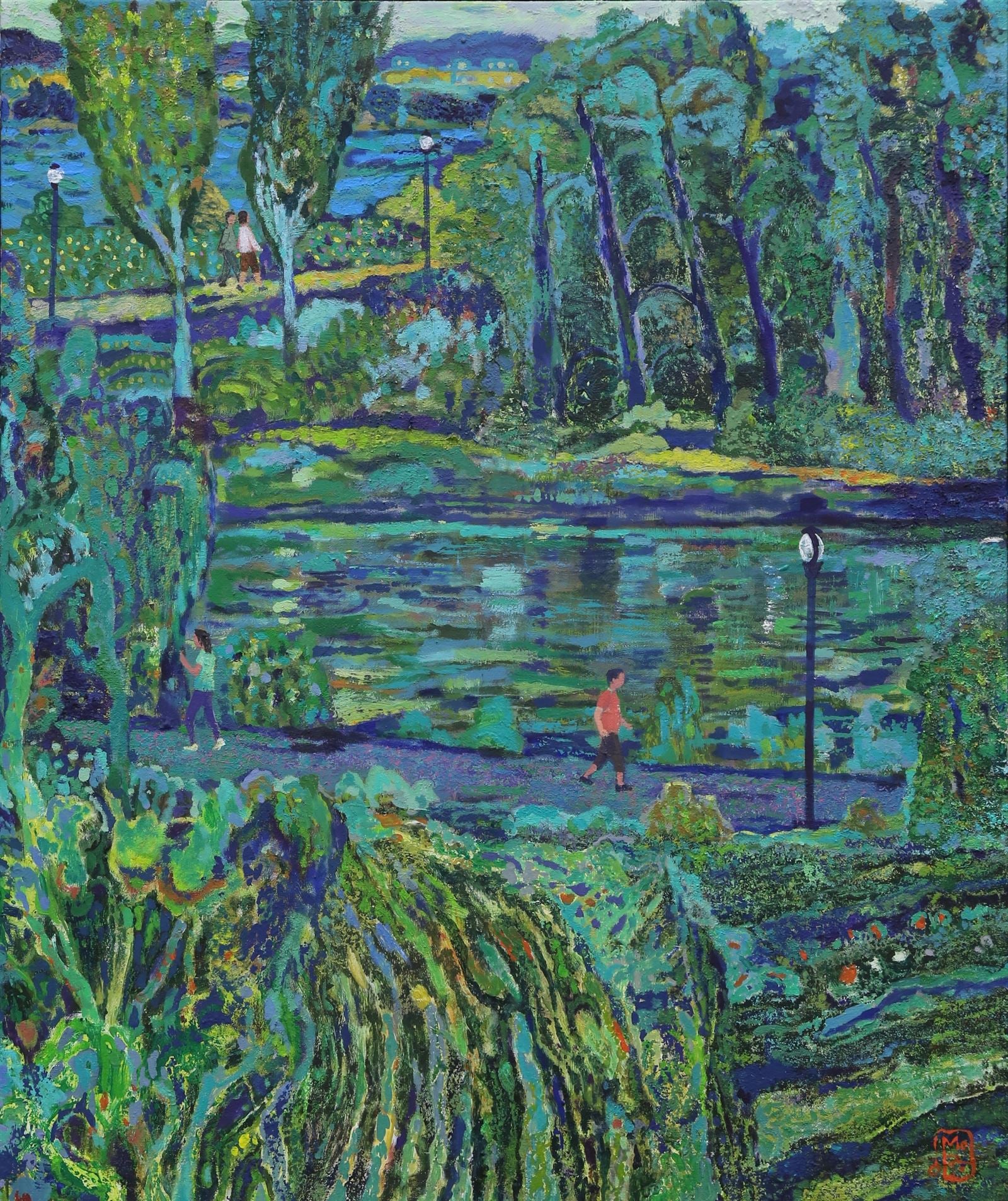 Lee Sang-kwon, People Walking (걷는 사람들 1), 2025