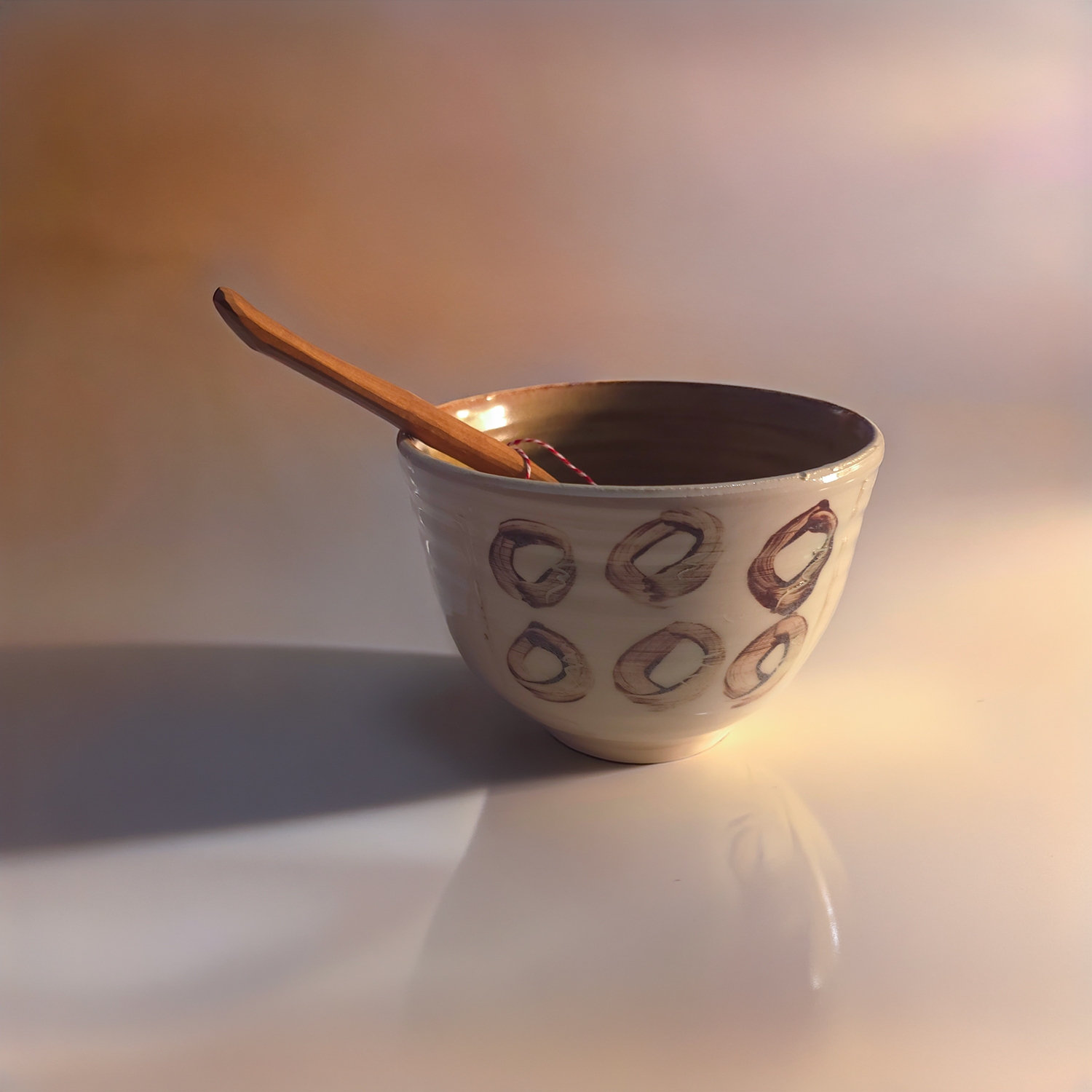 Debbie Doye, Bowls with Wooden Spoons (Large), 